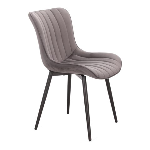 Krzesło Roxino VIC szare pasy pionowe