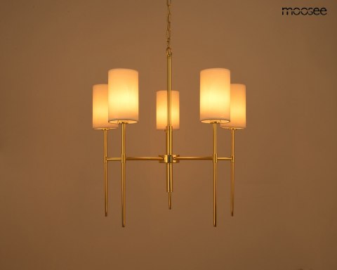 MOOSEE lampa wisząca IMPERIO 5 złota