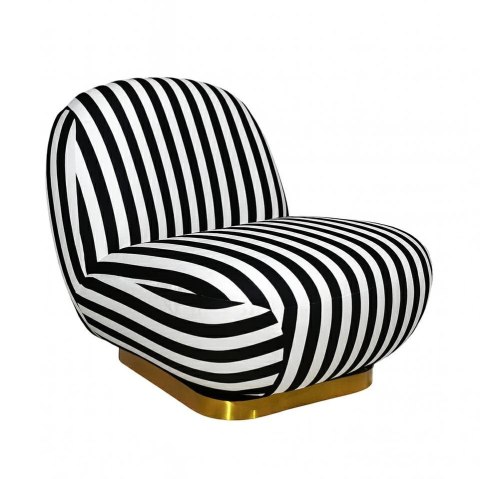 MaMaison fotel obrotowy AZURE biały / czarny