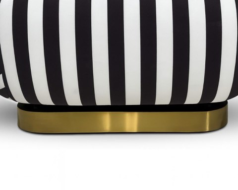 MaMaison fotel obrotowy AZURE biały / czarny