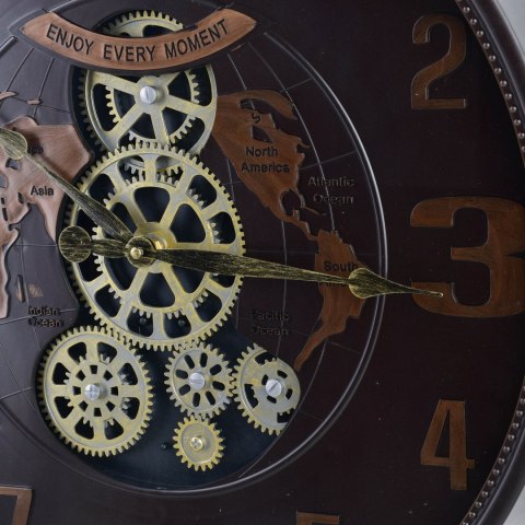 RAMSEY Zegar 50x50x6,5cm ruchomy cichy mechanzim