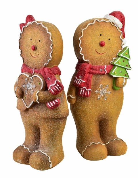 SANTA LILA Figura LED 19,5x13,5x43,5 cmCIASTEK