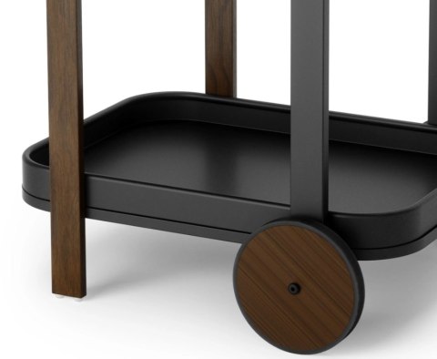 UMBRA wózek barowy BELLWOOD czarny orzechowy