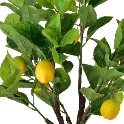 VIRIDIS Sztuczny kwiat drzewko cytrynowe 14x11x65cm