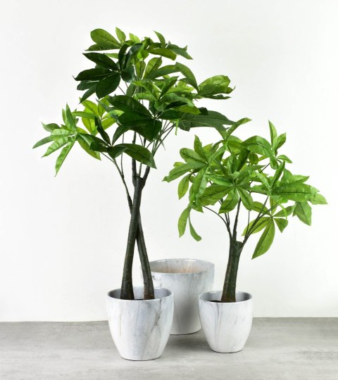 VIRIDIS Sztuczny kwiat drzewko szczęścia 13x12x65cm