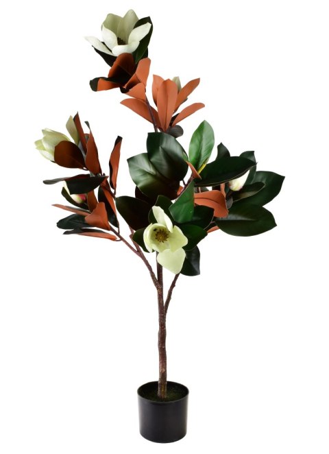 VIRIDIS Sztuczny kwiat magnolia 15x14x120cm
