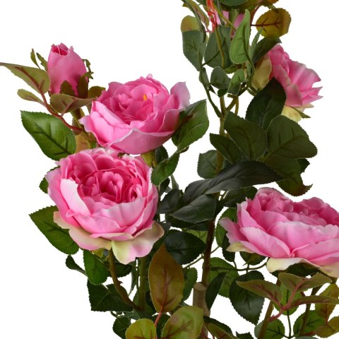 VIRIDIS Sztuczny kwiat róża 13x13x68cm różowa