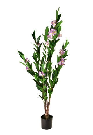 VIRIDIS Sztuczny kwiat różowy 14x14x118cm
