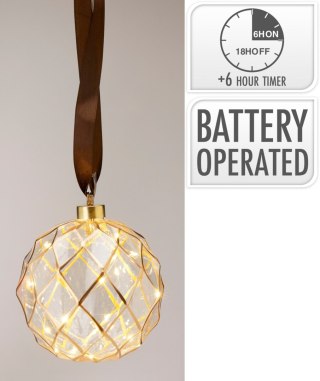 Bombka z LED 14x14x14cm