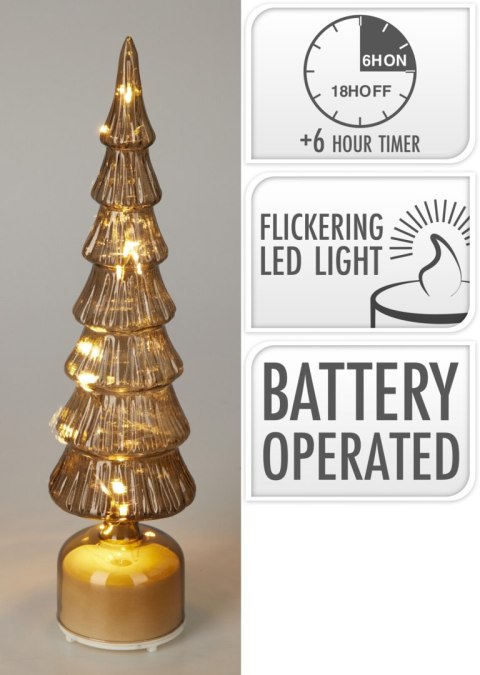 Choinka LED 40CM BRĄZOWA2ASS
