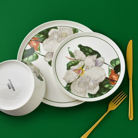 LEA TREE Komplet obiadowy 18części26cm obiad/21cm deser/15cm miska