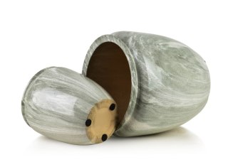 NEVA MARBLE Komplet 2 osłonek ceramicznych 30,5x30,5x30,5/20,5x20,5x23 cm