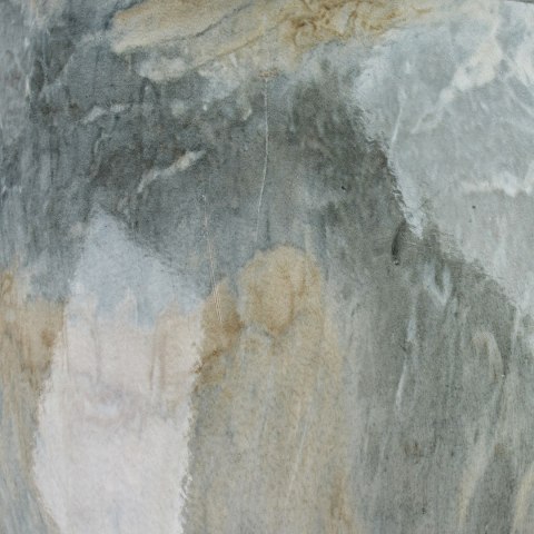 NEVA MARBLE Komplet 3 osłonek ceramicznych 25x25x21/20,5x20,5x18/16x16x15cm