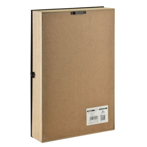 STACY Skrzynka na klucze 30x20x5,5 cm klucz+szklane drzwiczki