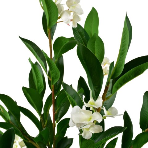 VIRIDIS Sztuczny kwiat biały 15x14x145cm