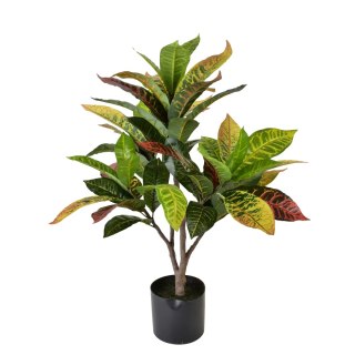 VIRIDIS Sztuczny kwiat kroton 16x15x77cm