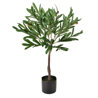 VIRIDIS Sztuczny kwiat oliwka drzewko 13x12x72cm