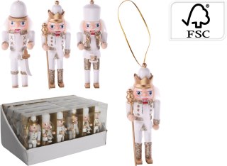 Zawieszka dziadek do orzechów 12cm zest