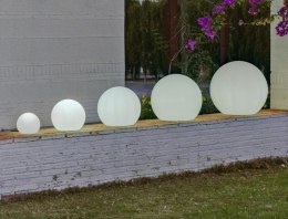 Lampa ogrodowa BULY 40 biała - LED