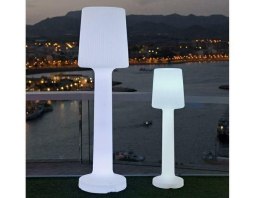 Lampa ogrodowa CARMEN 110 B biała - LED, wbudowana bateria