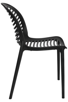 Krzesło SUNNY czarne - polipropylen