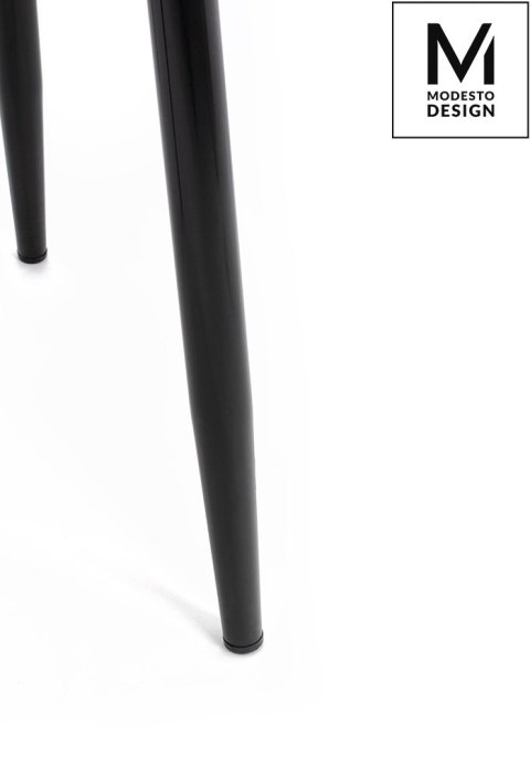 MODESTO krzesło RIBS BLACK czarne - polipropylen