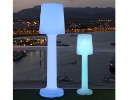 Lampa ogrodowa CARMEN 165 C biała - LED, przewód