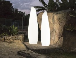 Lampa ogrodowa FREDO 140 C biała - LED, przewód