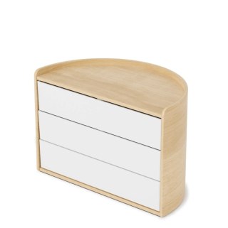 UMBRA pojemnik na biżuterię MOONA biały