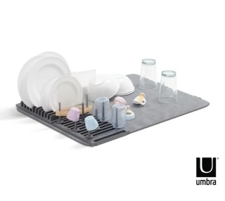 UMBRA suszarka do naczyń z matą UDRY jasno-szara