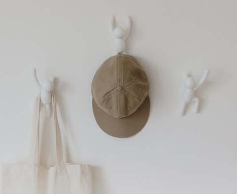 UMBRA wieszak ścienny BUDDY biały