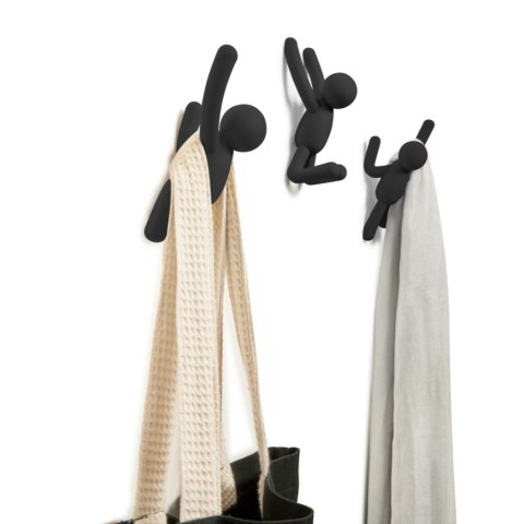 UMBRA wieszak ścienny BUDDY czarny