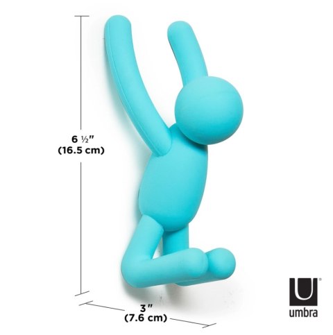 UMBRA wieszak ścienny BUDDY czerwono - żółto - niebieski