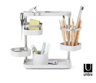 UMBRA organizer kuchenny HOLSTER biało / niklowany