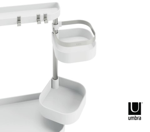 UMBRA organizer kuchenny HOLSTER biało / niklowany