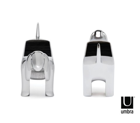 UMBRA stojak na pierścionki DACHSIE chromowany