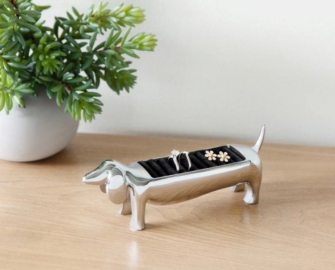UMBRA stojak na pierścionki DACHSIE chromowany