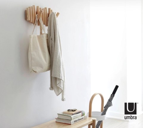 UMBRA wieszak na ubrania PICKET RAIL naturalny