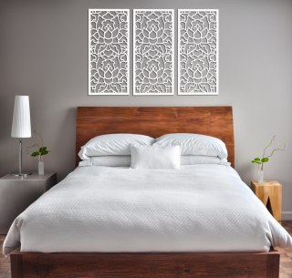 Zestaw trzech dekorów ściennych