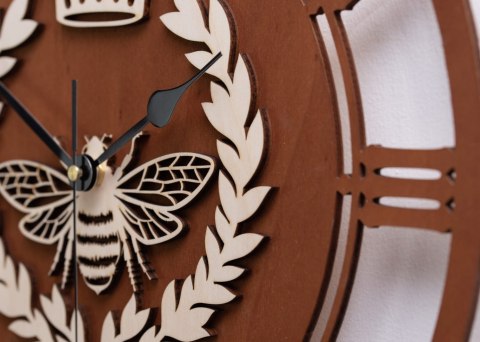 Zegar z motywem pszczoły