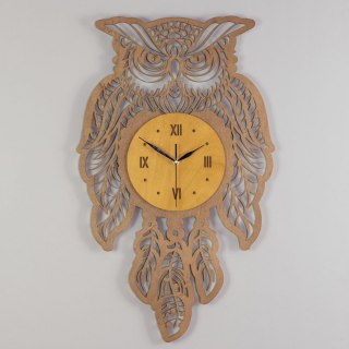 Zegar dekoracyjny z motywem sowy