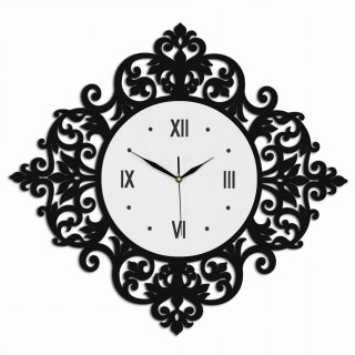 Zegar w stylu retro czarny