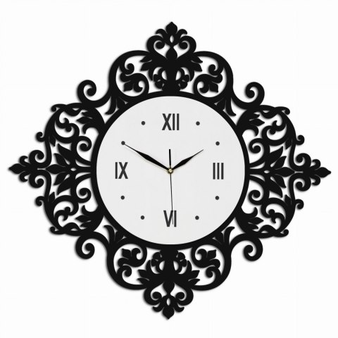 Zegar w stylu retro czarny