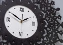 Dekoracyjny zegar w stylu vintage czarny