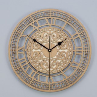 Zegar dekoracyjny wiktoriański wiąz