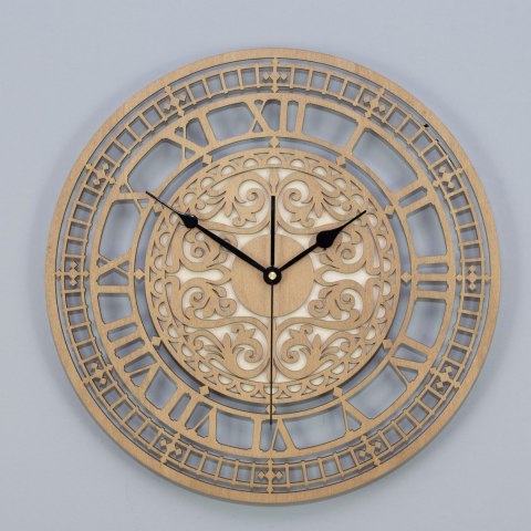 Zegar dekoracyjny wiktoriański wiąz