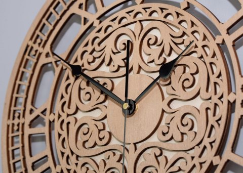 Zegar dekoracyjny wiktoriański wiąz