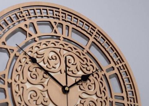 Zegar dekoracyjny wiktoriański wiąz