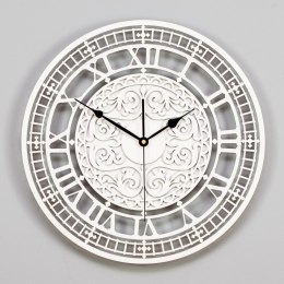 Zegar wiktoriański biały