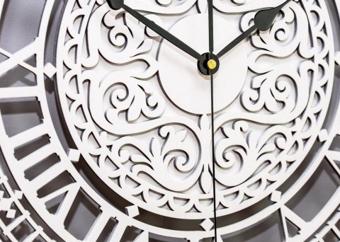 Zegar wiktoriański biały